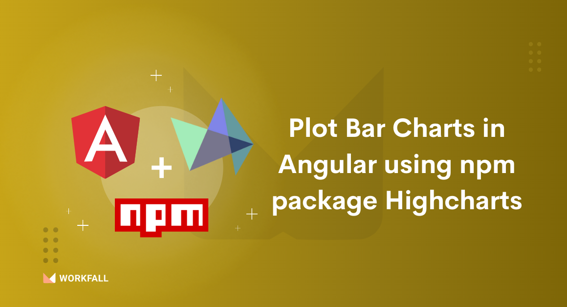 How to plot Bar Charts in Angular using npm package Highcharts?